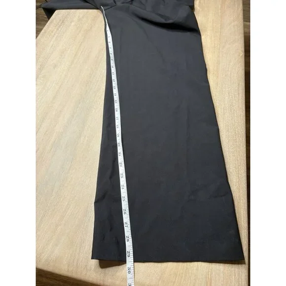 Aritzia Babaton Represent Pant in Black Size 2 Wide Leg Pleated Wool Trousers